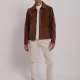 Bomber en daim