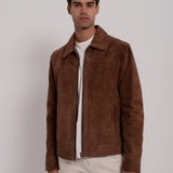 Bomber en daim