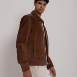 Bomber en daim
