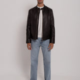 Bomber en daim