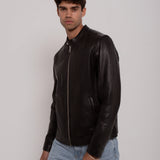 Bomber en daim