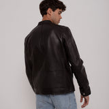 Bomber en daim