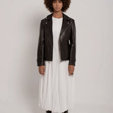 Lederjacke mit Gürtel