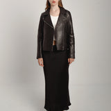 Biker leather jacket