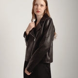 Biker leather jacket