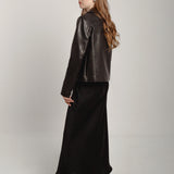 Biker leather jacket