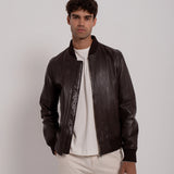 Bomber en daim