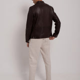 Bomber en daim