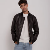 Bomber en daim