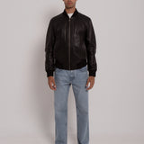 Bomber en daim