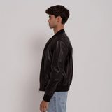 Bomber en daim