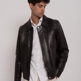 Bomber en daim